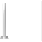 Barrier bollard | Steel tube  152 x 3.2 mm | stationary | for dowel fixing | hot-dip galvanized | total length: 1500 mm | without signal